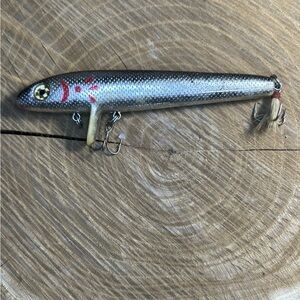 Vintage Cordell walking stick Crankbait Fishing Lure Fish shaped, trebble hooks